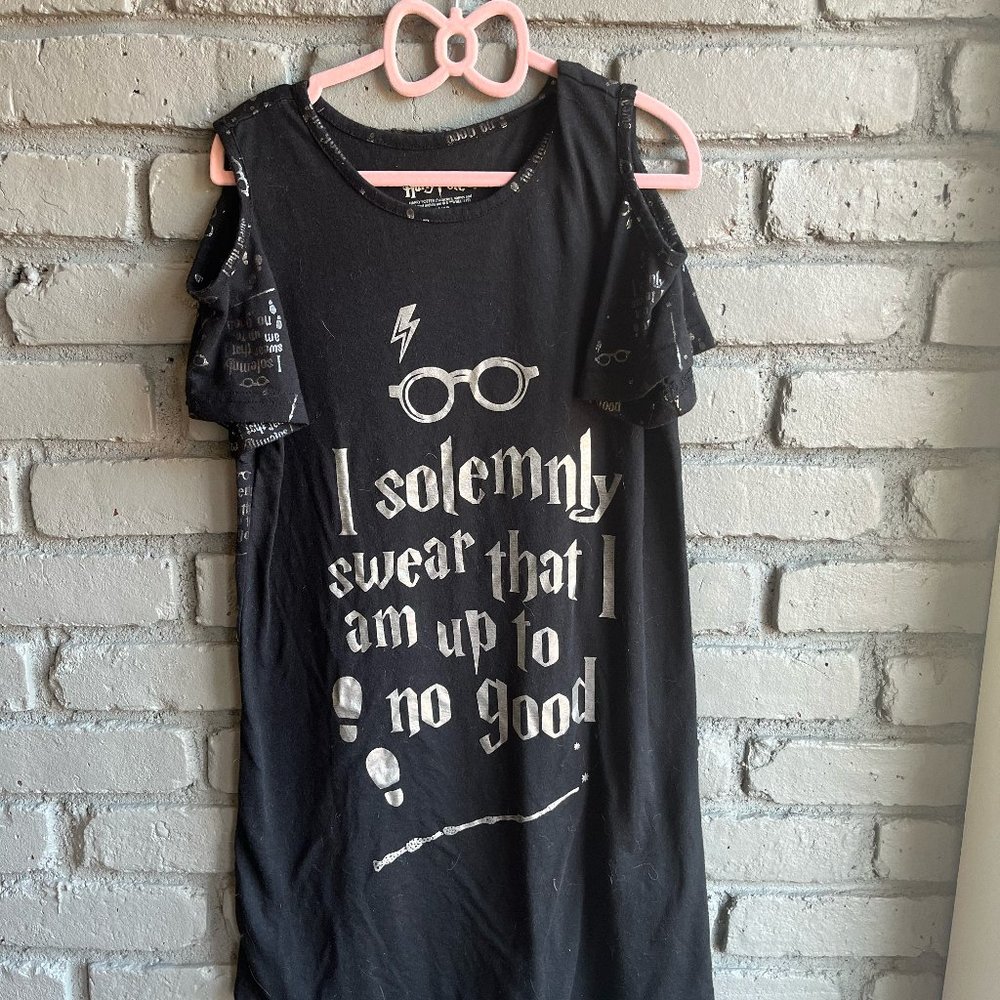 Harry Potter Girl's Pajamas - Black (10/12)